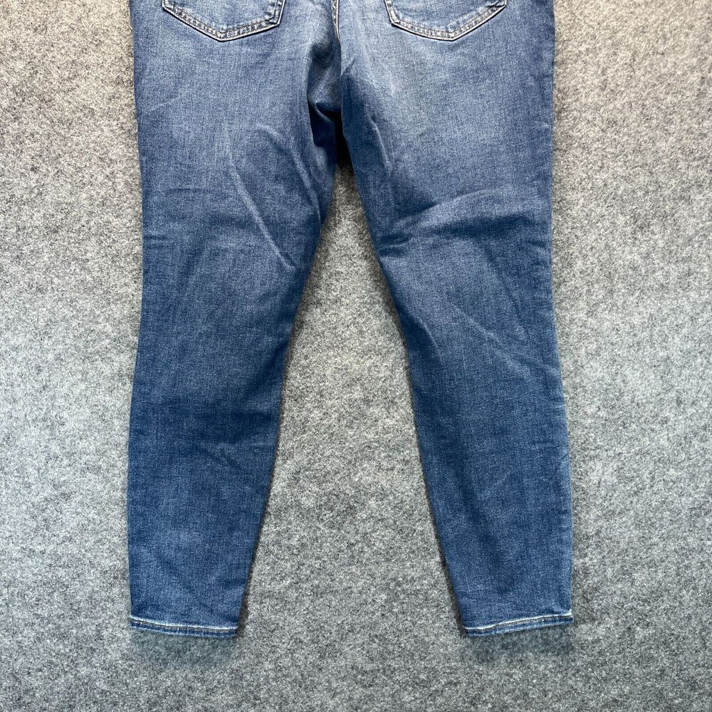 Everlane Jeans Womens Size 32 Mid‎ Rise Skinny Medium Blue Stretch Denim - Picture 11 of 13